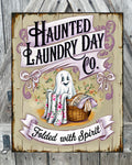 Haunted Laundry, Halloween Sign, Halloween Decor, Halloween Wall Art