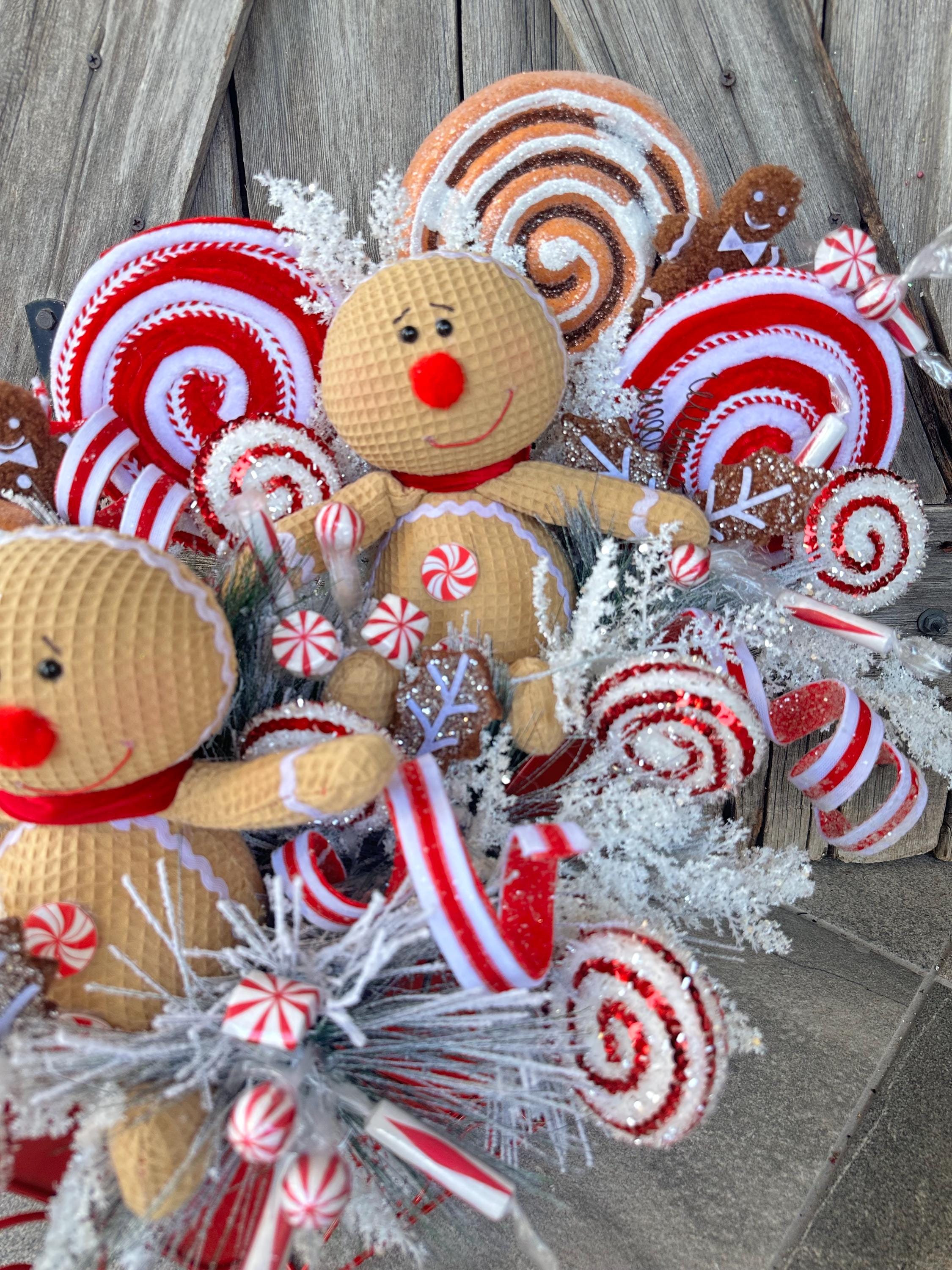 Gingerbread Centerpiece, Christmas Centerpiece