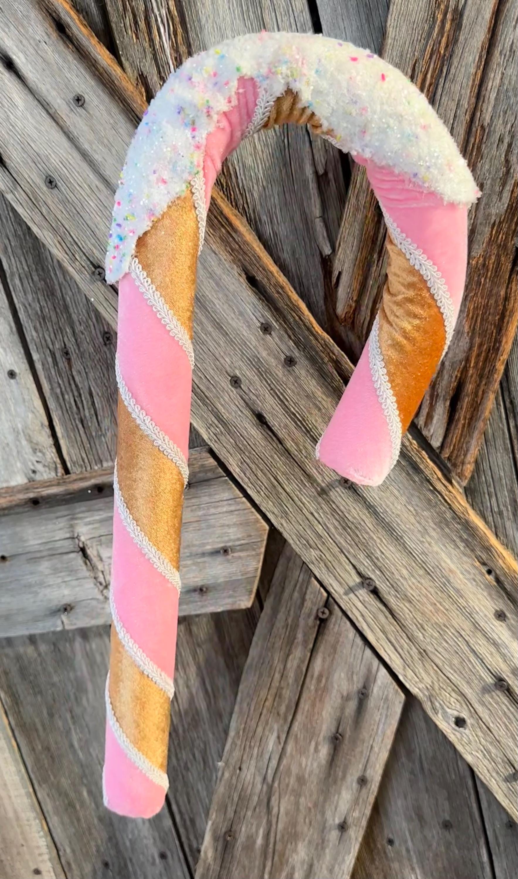 Gingerbread Pink Candy Cane
