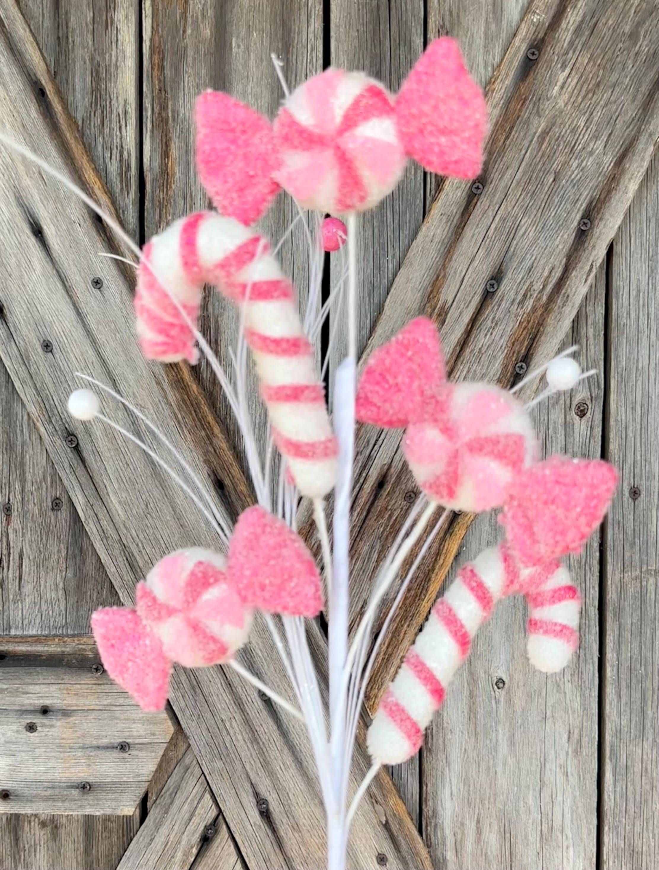 Pink White Candy Spray