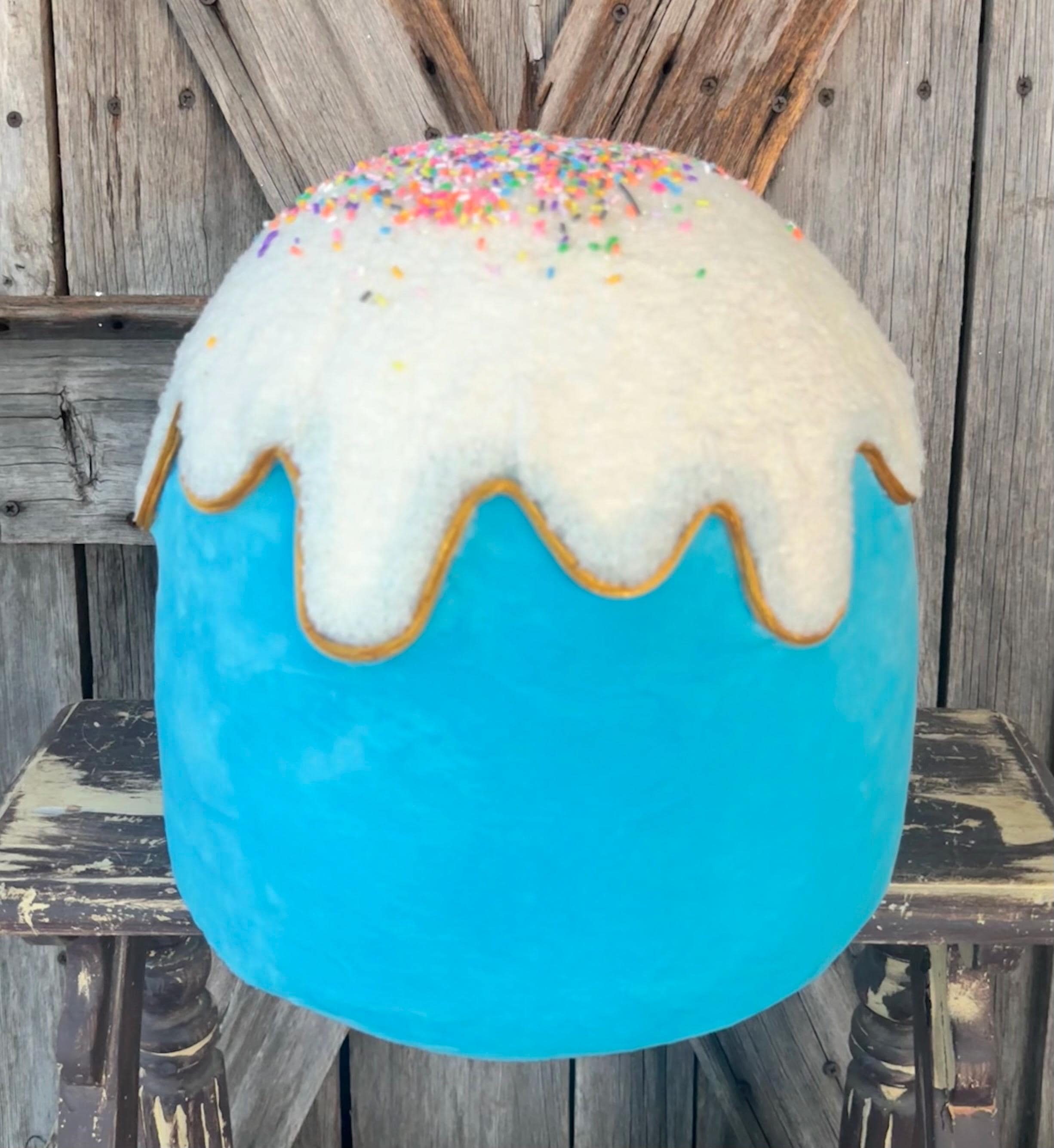 Blue Gumdrop, 12 Inches