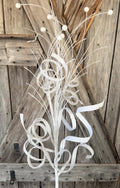 White Curly Wispy Spray