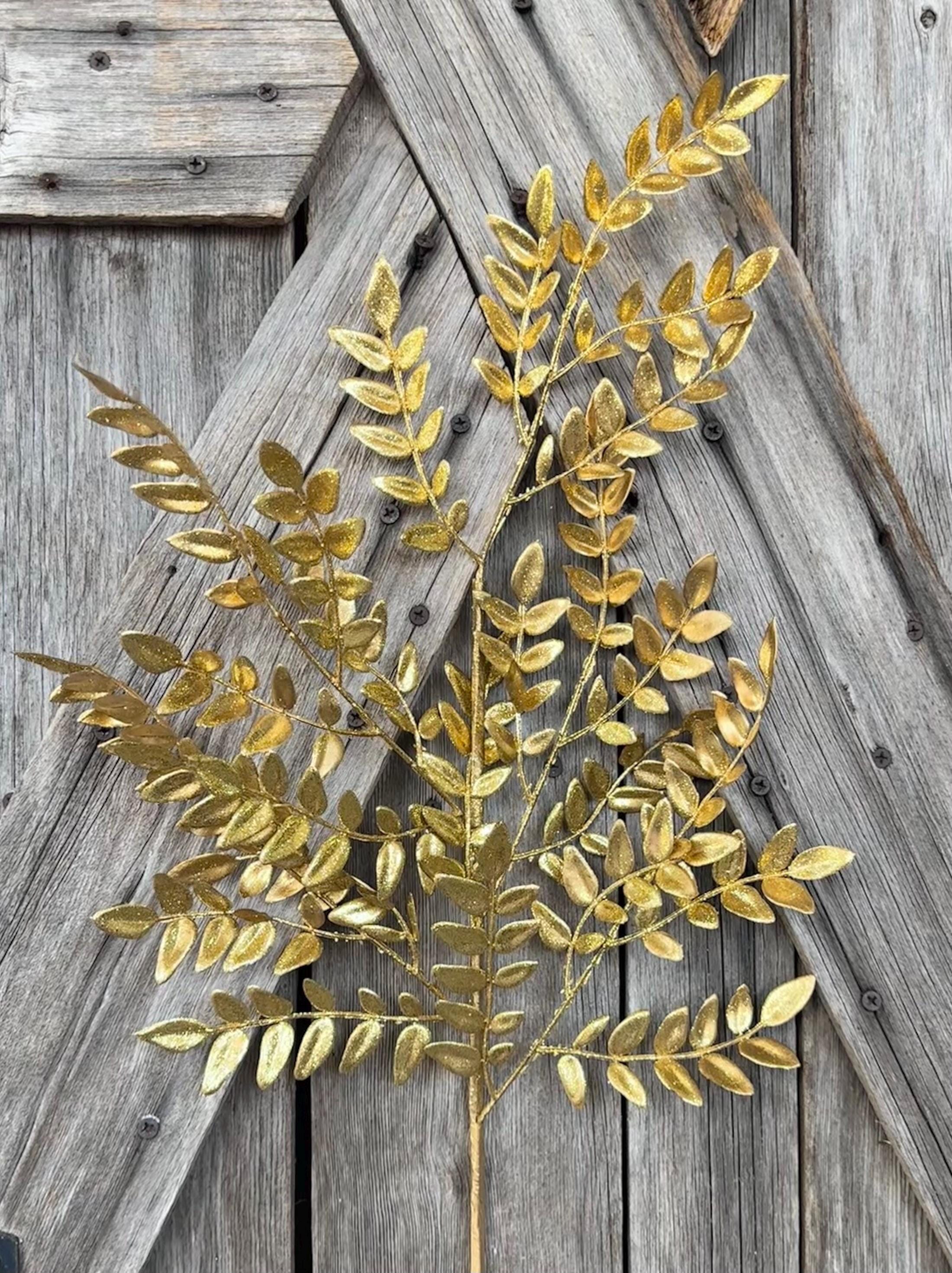 Gold Fern Spray, 28 Inches