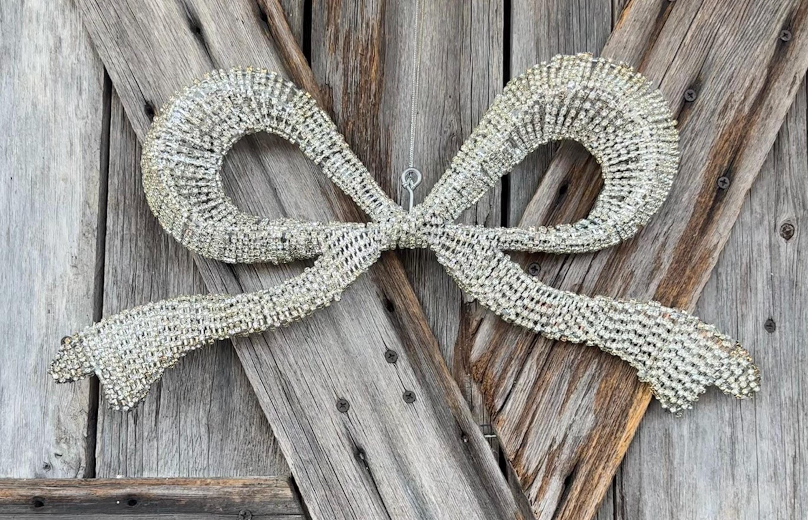 Jeweled Bow, 16 Inches