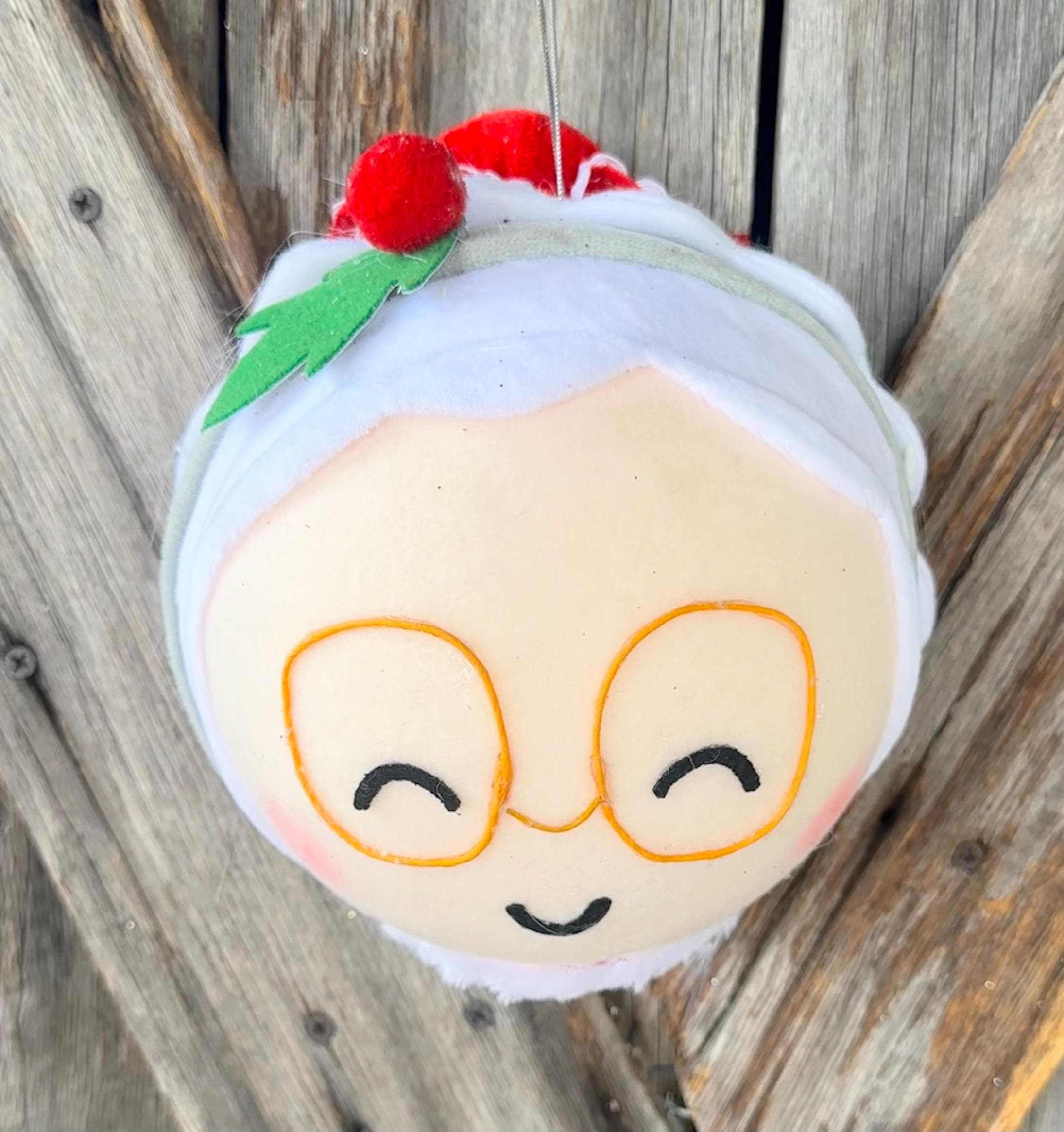 Mrs Claus Ornament 7.5 Inch Shatterproof