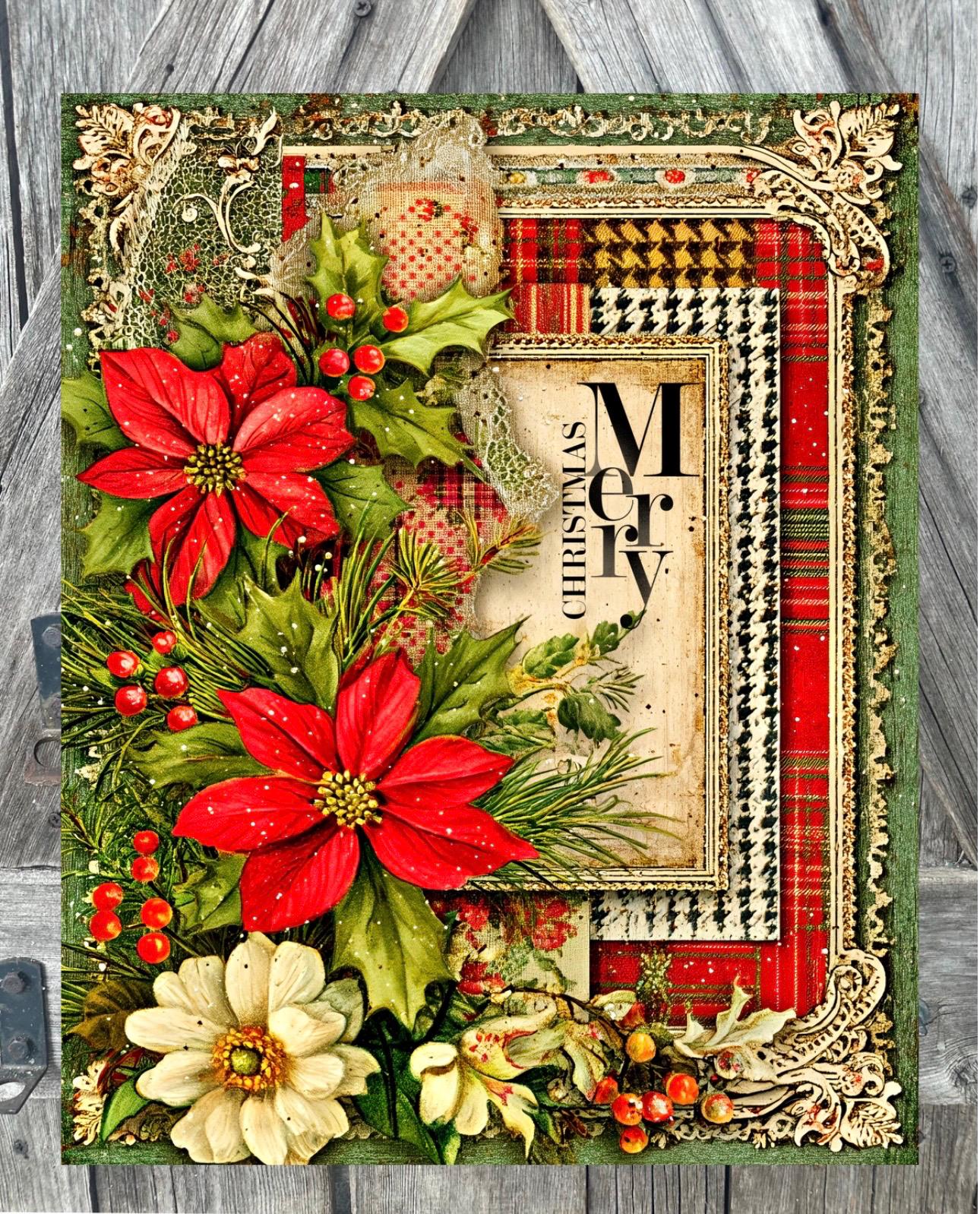 Merry & Bright, Christmas Sign, Christmas Decor, Christmas Wall Art