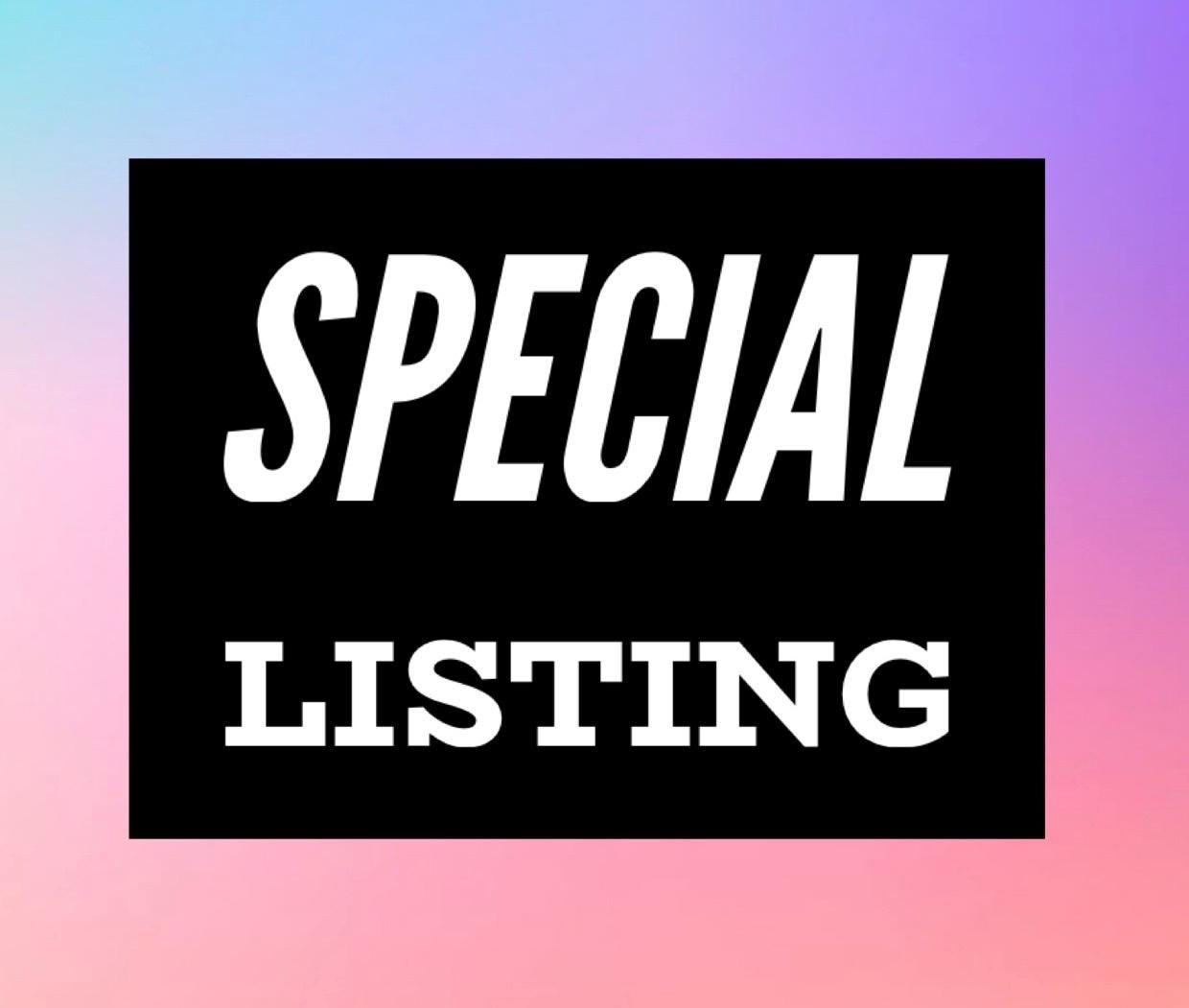 Special Listing