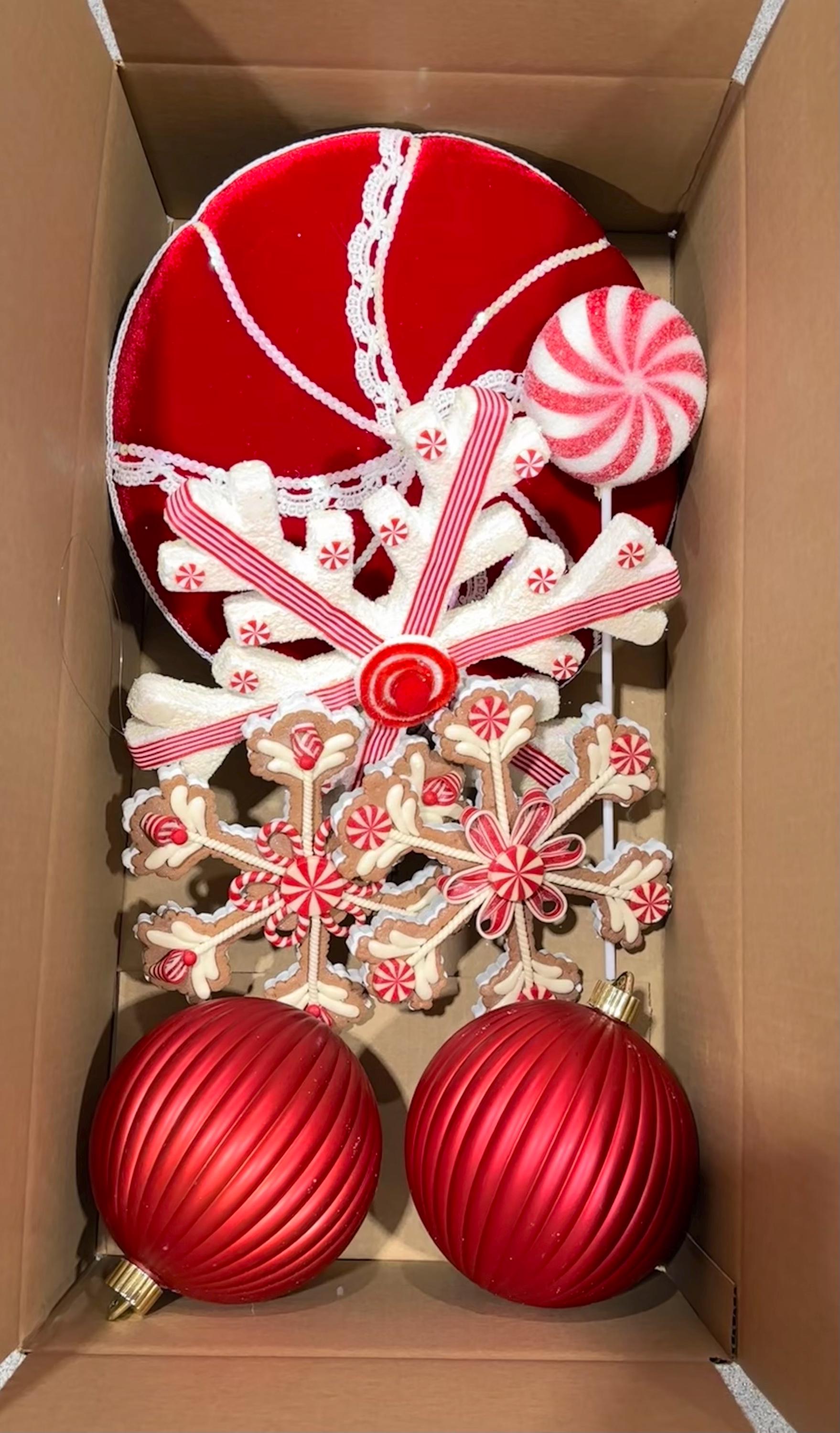 Box of Misc Peppermint Supplies Used, Warehouse Sale