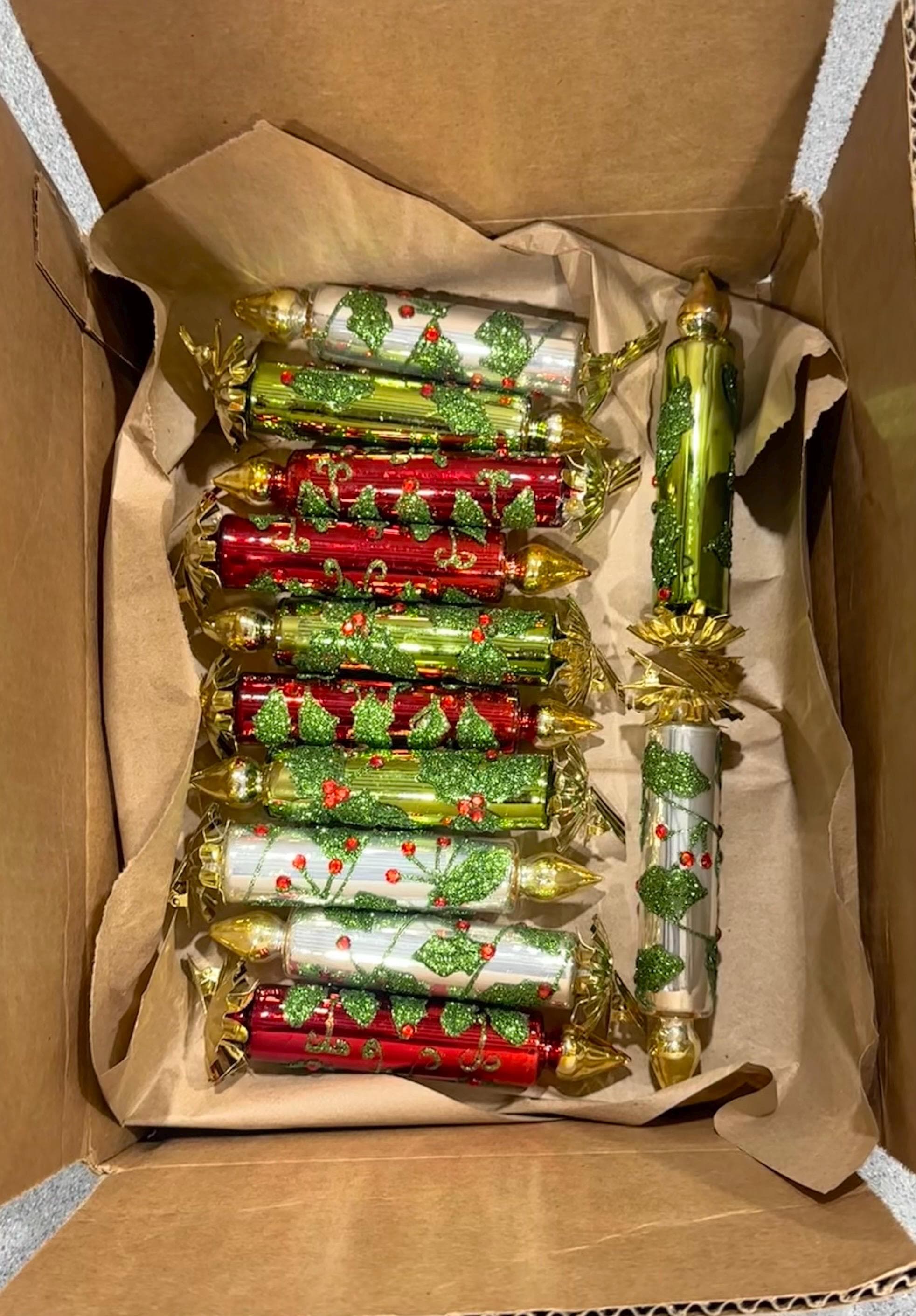 Box of Vintage Clip Candles for Tree~ Used, Warehouse Sale