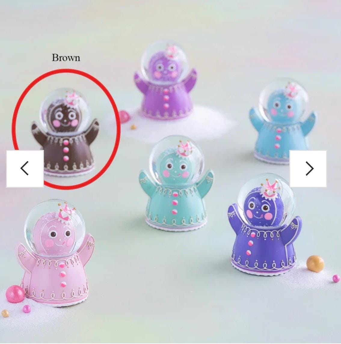 Glitterville Brown Gingerbread Snowglobe, Warehouse Sale