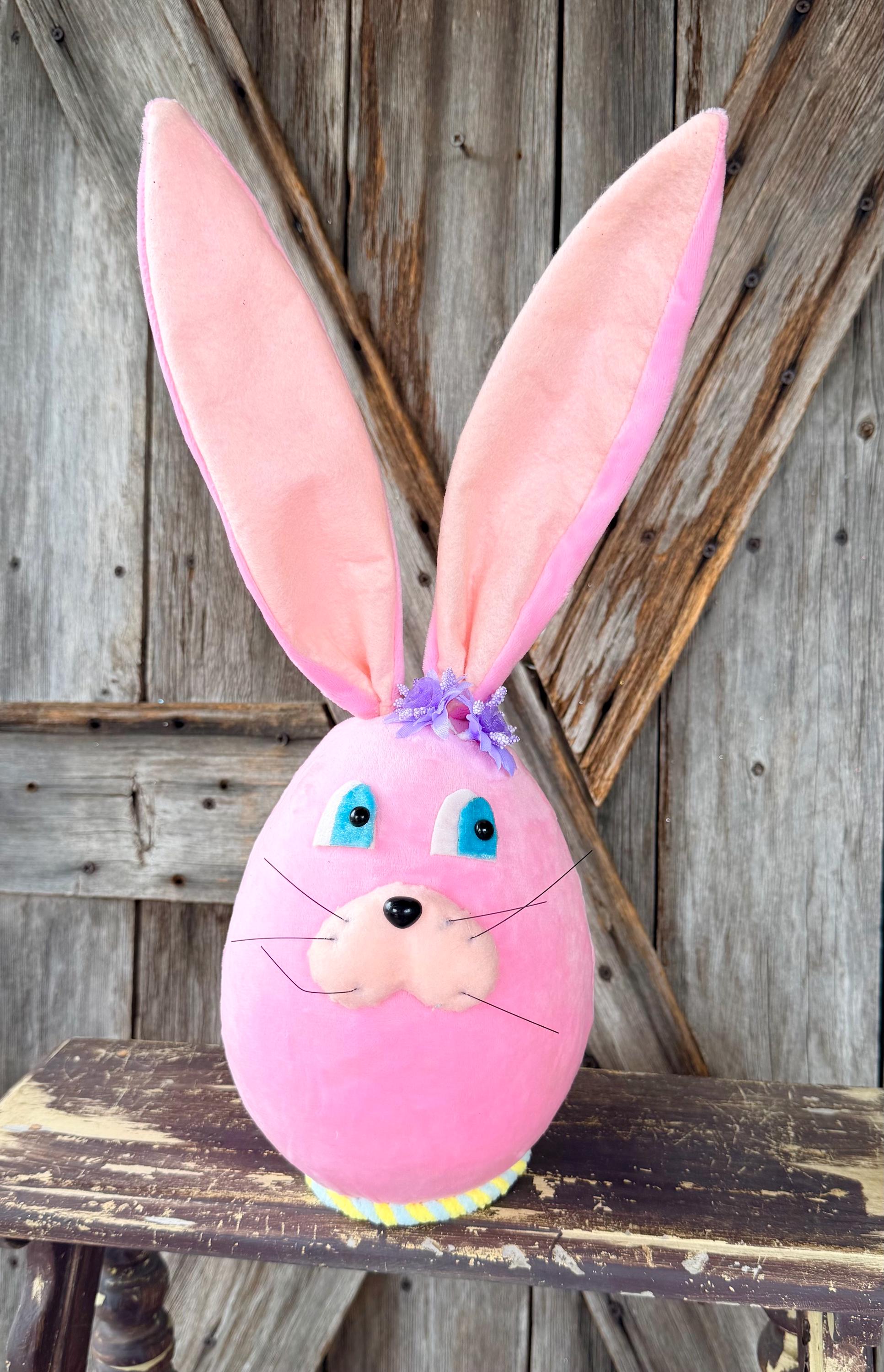 Pink Egg Bunny, 18 Inches