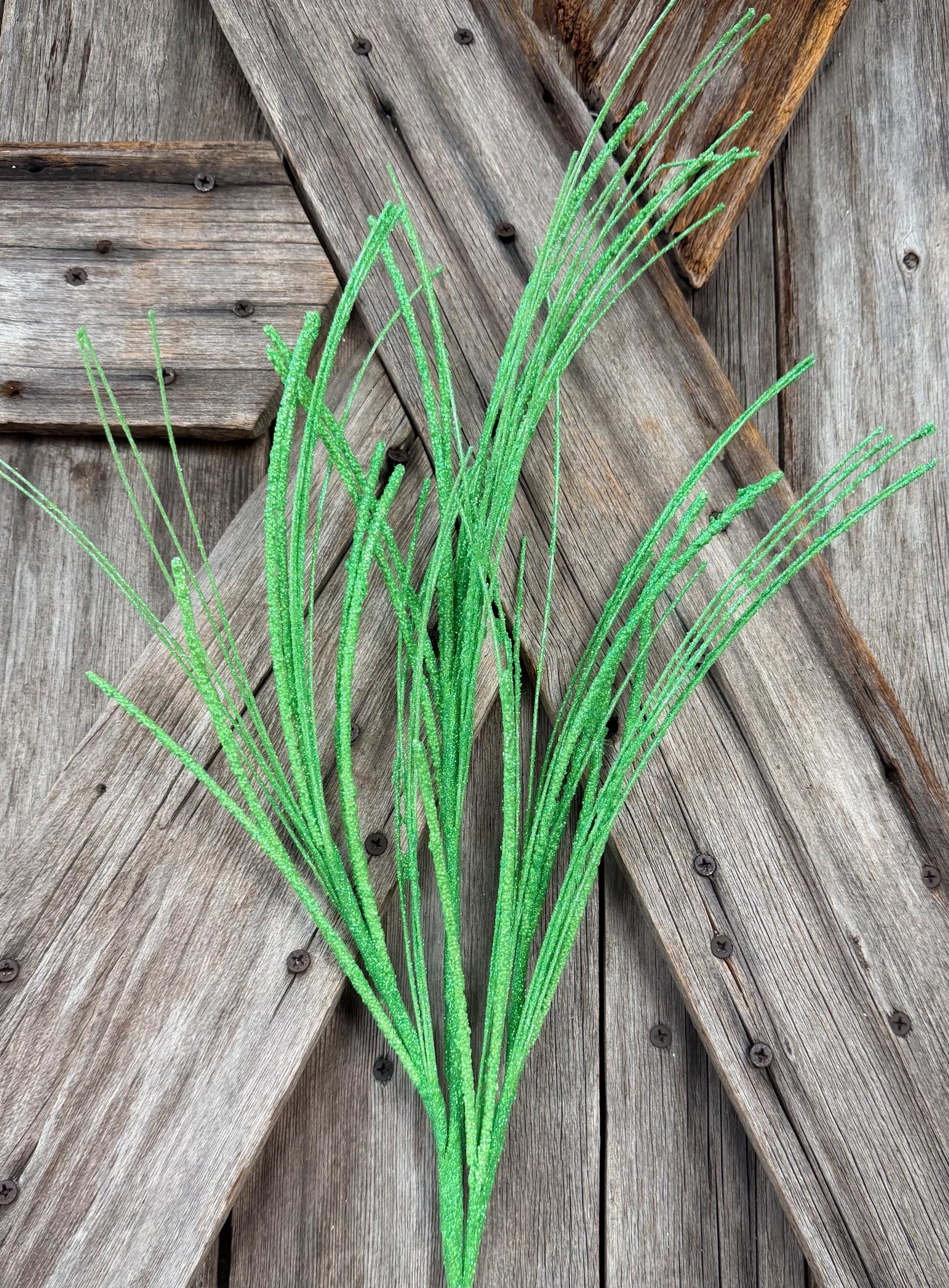 Light Green Glitter Wispy Spray