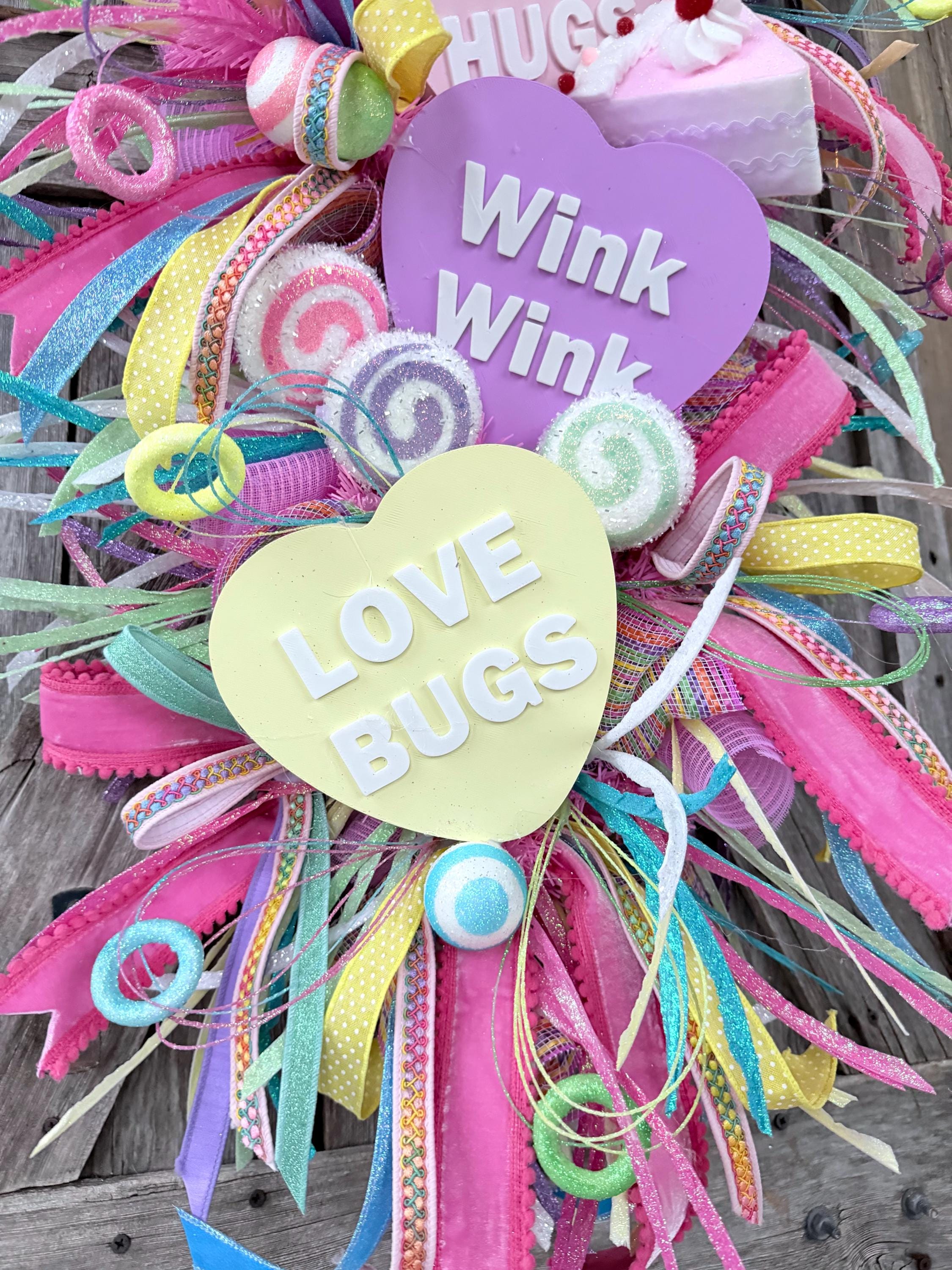 Valentine Wreath, Valentine Decor, Valentine Door, Love Wreath, Love Decor, Heart Decor, Heart Wreath