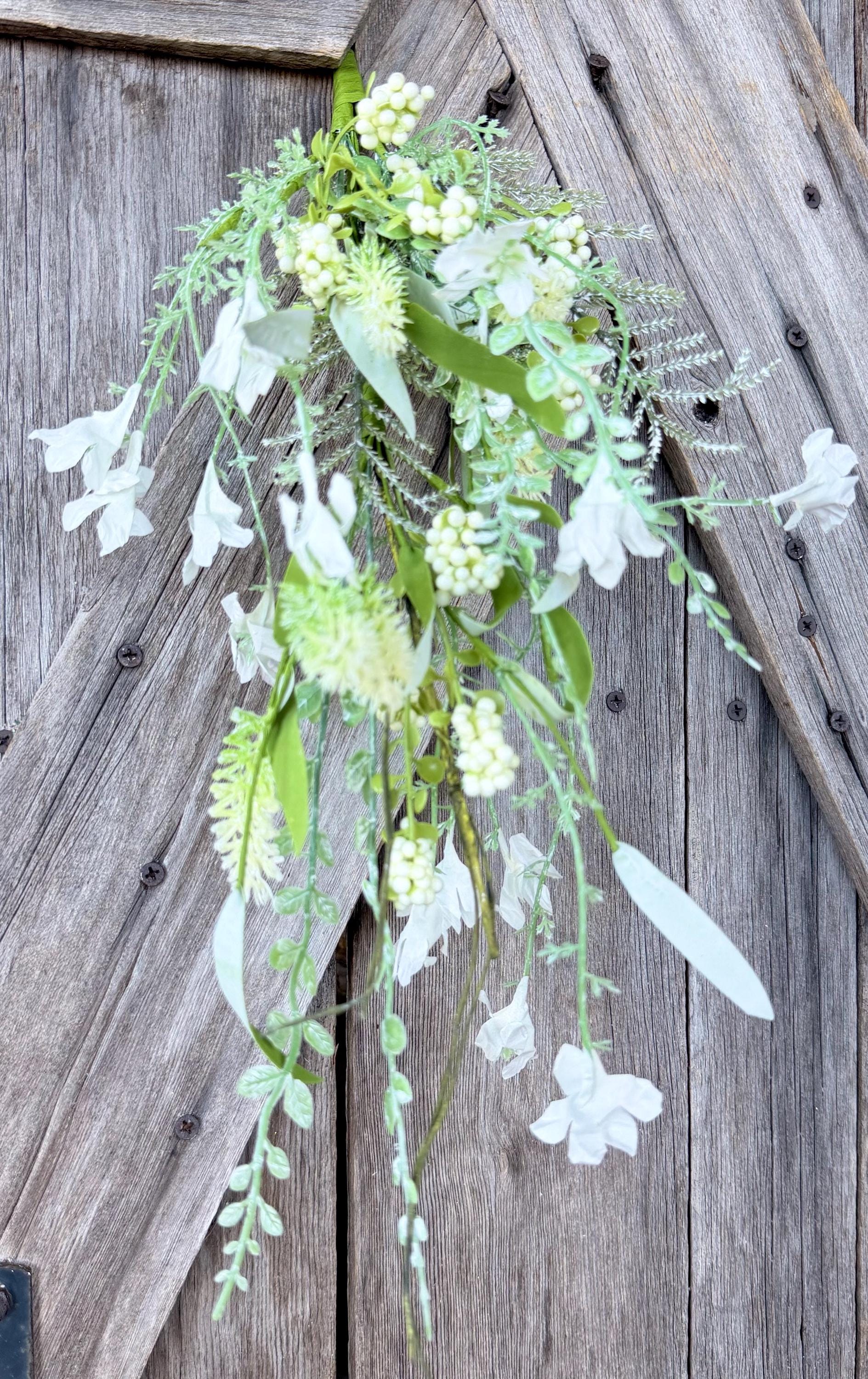 Cream 60919 Floral Spray, Wreath Supply, Floral