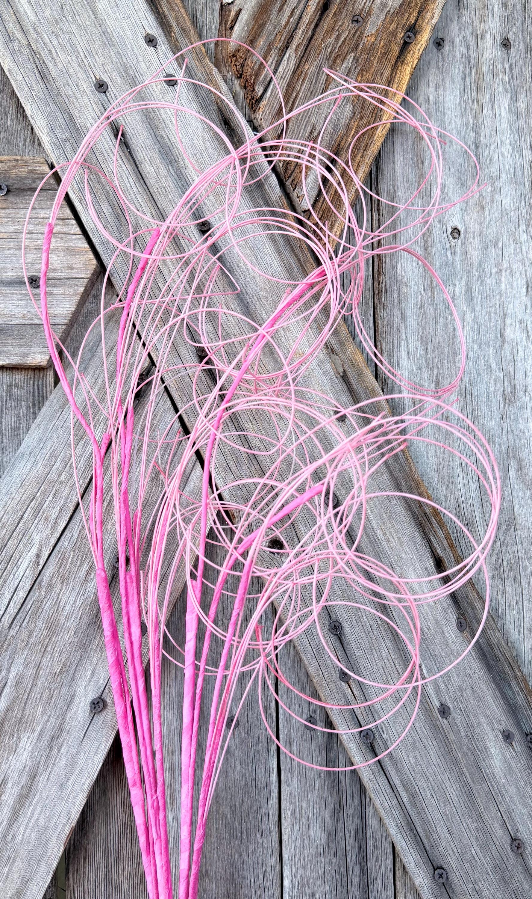 Pink Twig Branch Spray