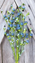 Blue Berry Spray , Wreath Supply, Floral