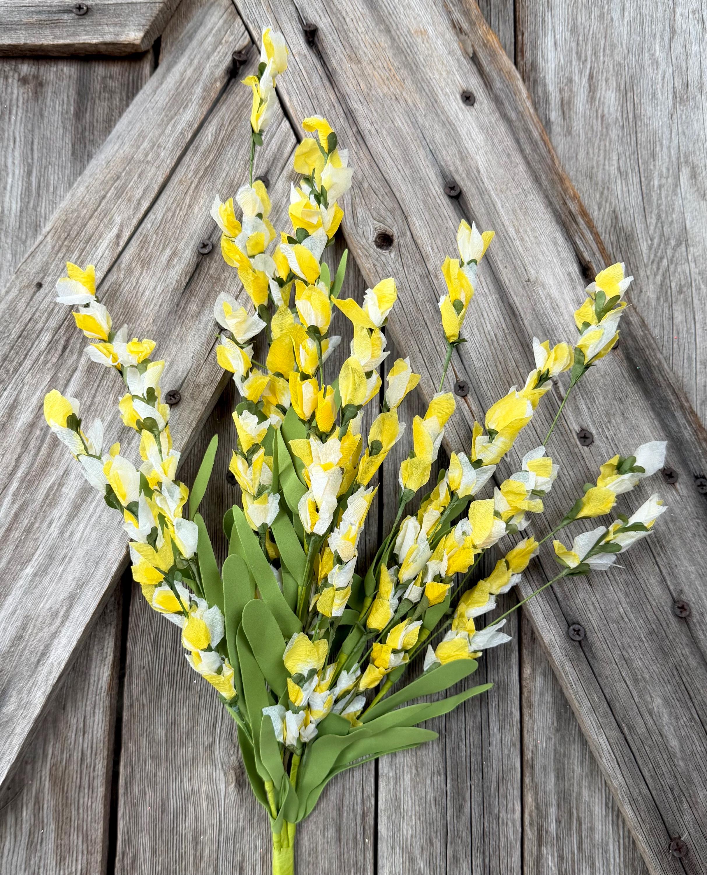 Yellow Flower Grass, Wreath Supply, Floral