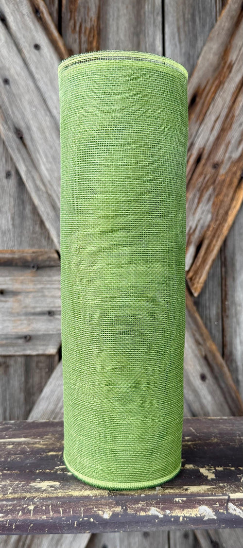 10 Yards, Fine Weave Moss Green Mesh