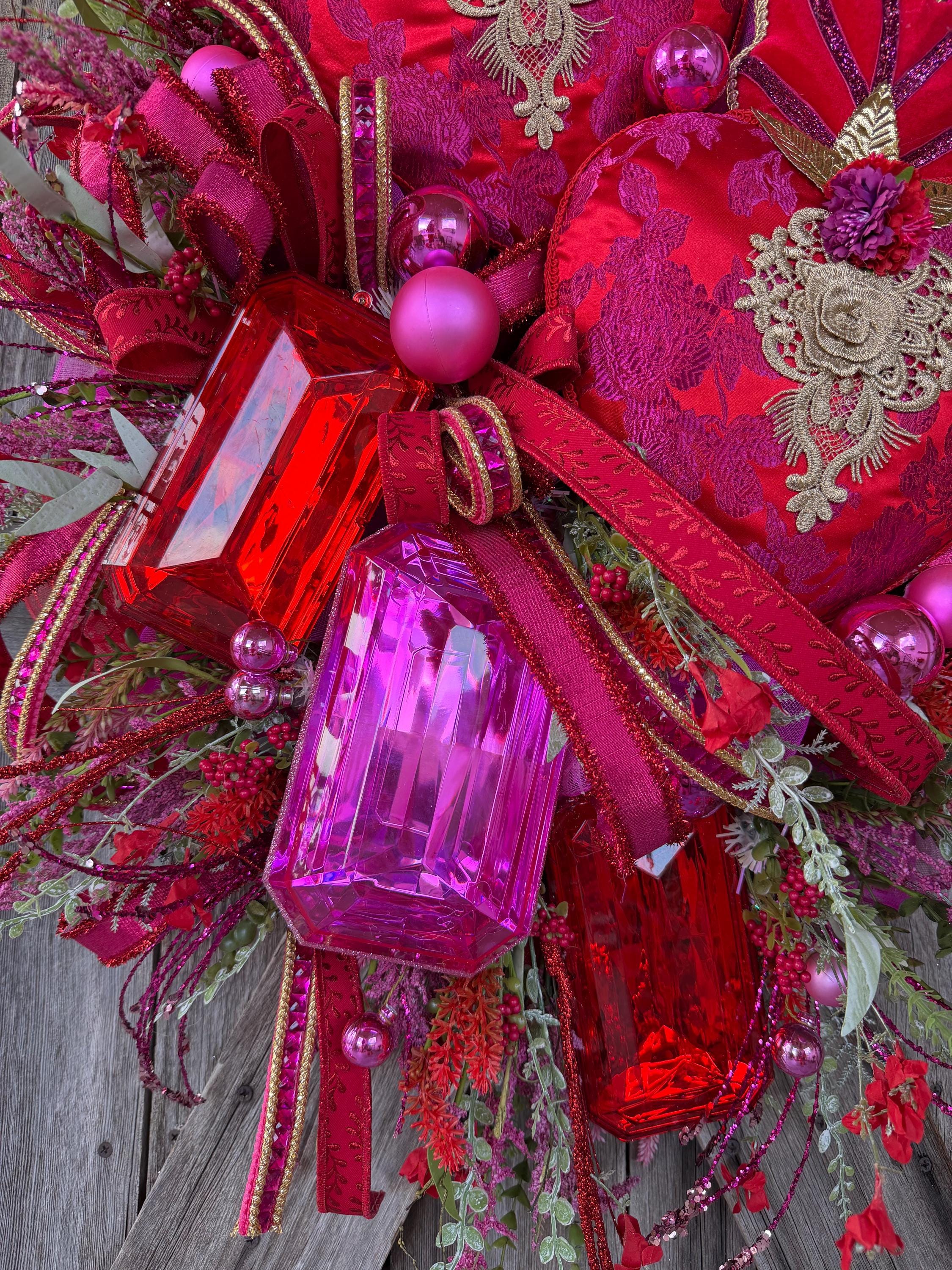 Valentine Wreath, Valentine Decor, Valentine Door, Love Wreath, Love Decor, Heart Decor, Heart Wreath