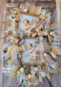 Cupid Wreath, Valentine Decor, Valentine Door, Angel Wreath