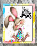 Silly Rabbit Easter is For Jesus, Easter Decor, Spring Sign
