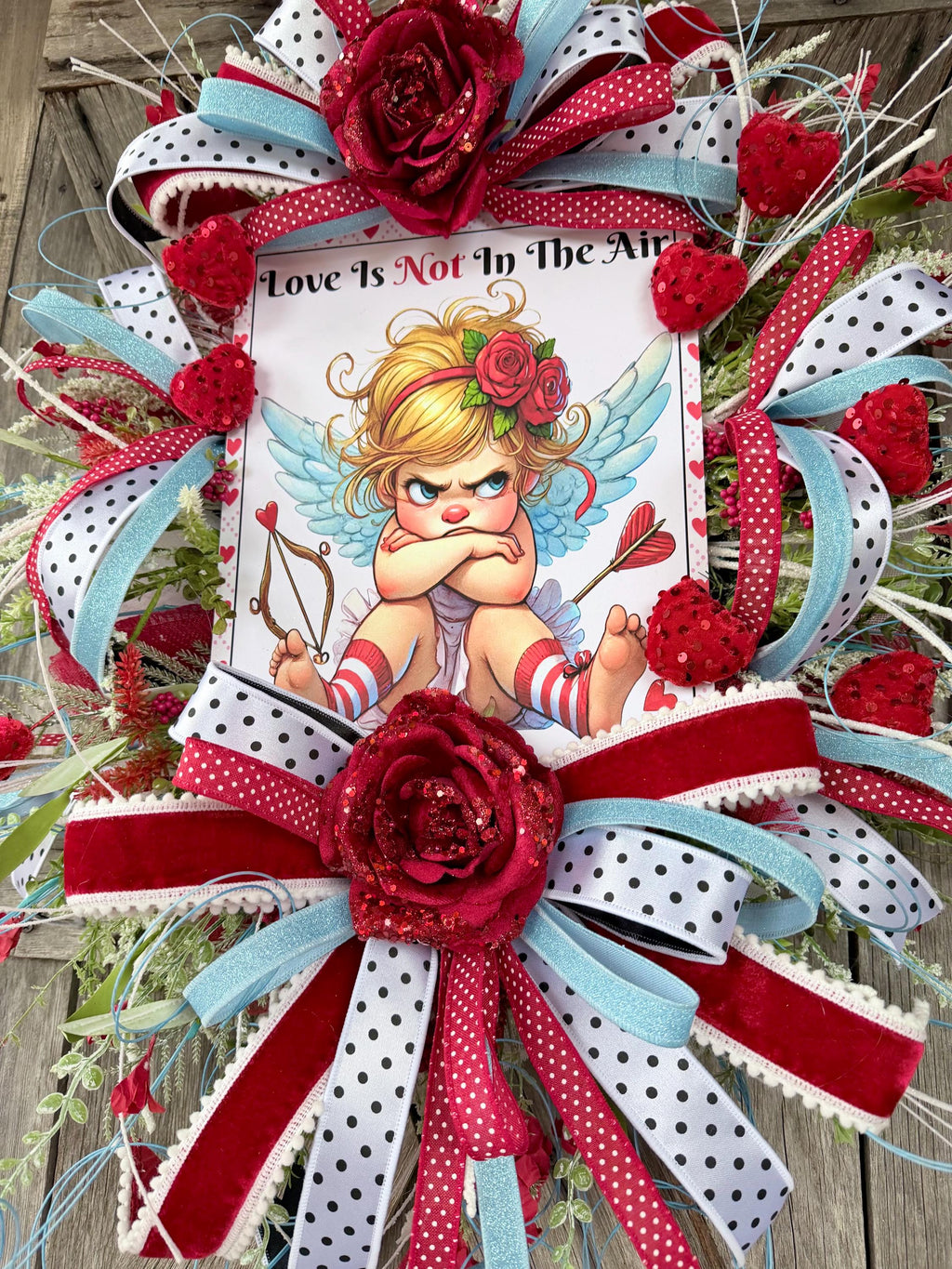 Valentine Wreath, Valentine Decor, Valentine Door, Love Wreath, Love Decor, Heart Decor, Heart Wreath