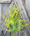 Yellow Filler Bush Large, Wreath Supply, Floral