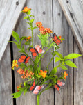 Blue Butterfly Floral Spray, Wreath Supply, Floral