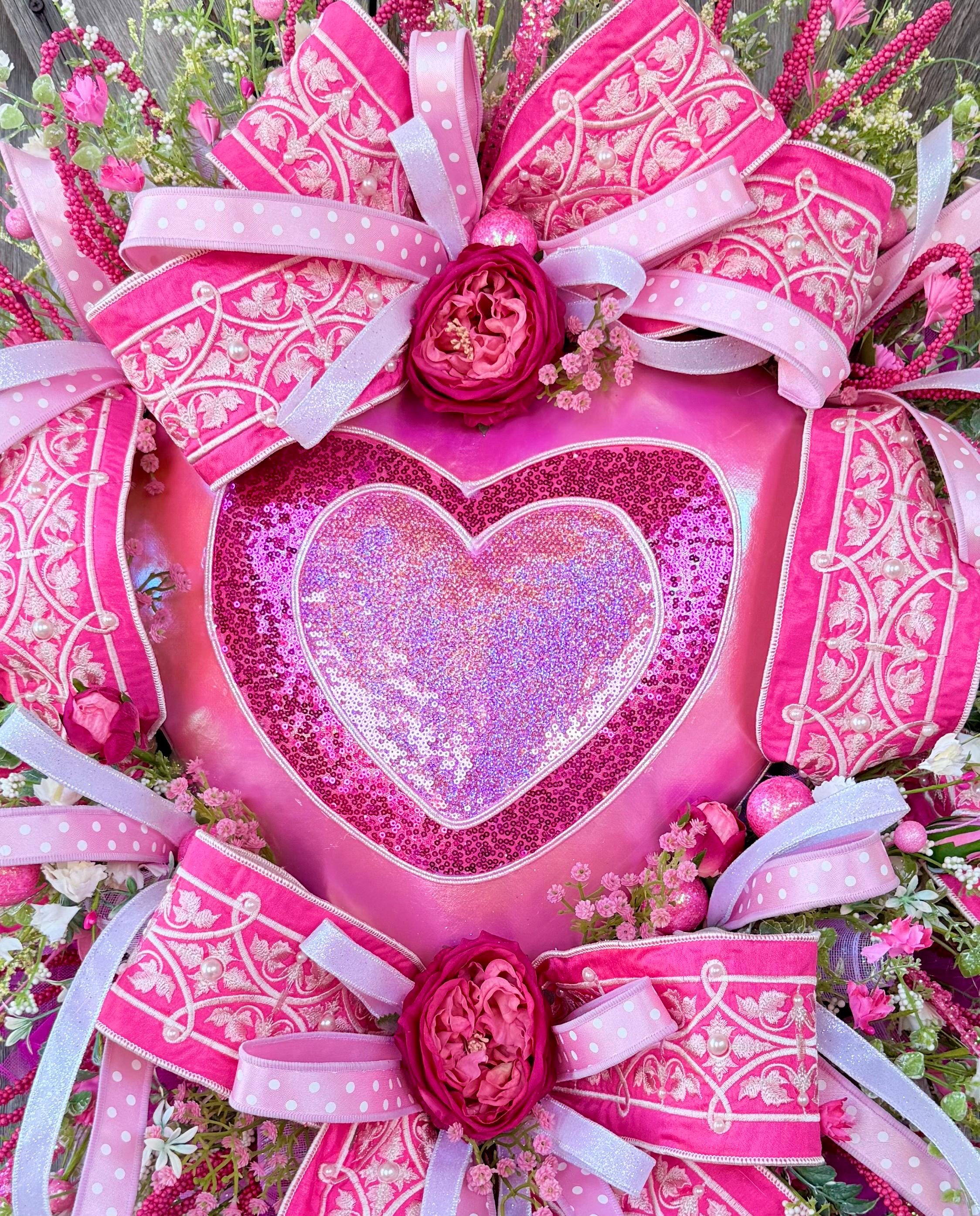 Valentine Wreath, Valentine Decor, Valentine Door, Love Wreath, Love Decor, Heart Decor, Heart Wreath