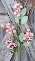 Large Pink Berry Spray , Wreath Supply, Floral