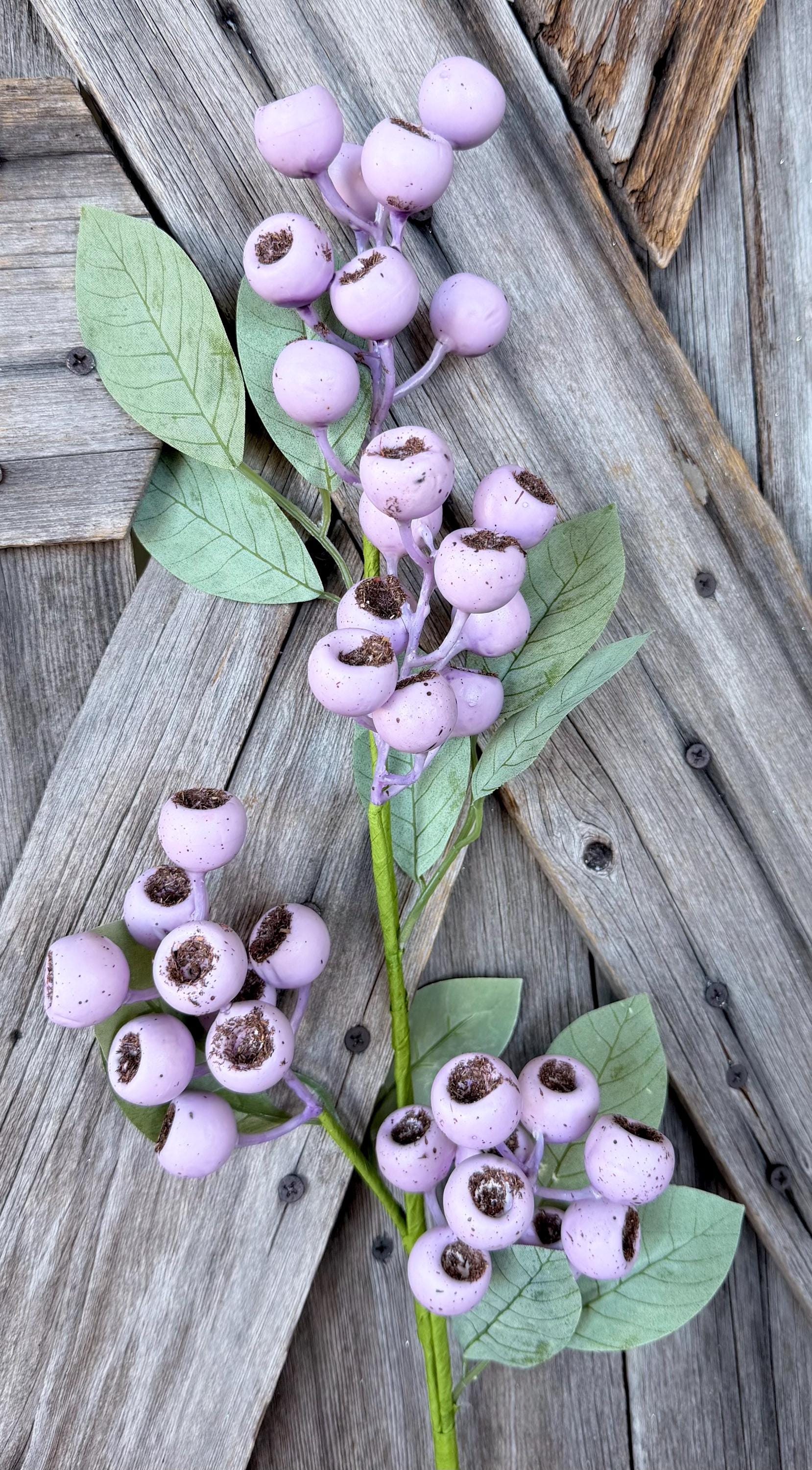 Large Lavender Berry Spray , Wreath Supply, Floral