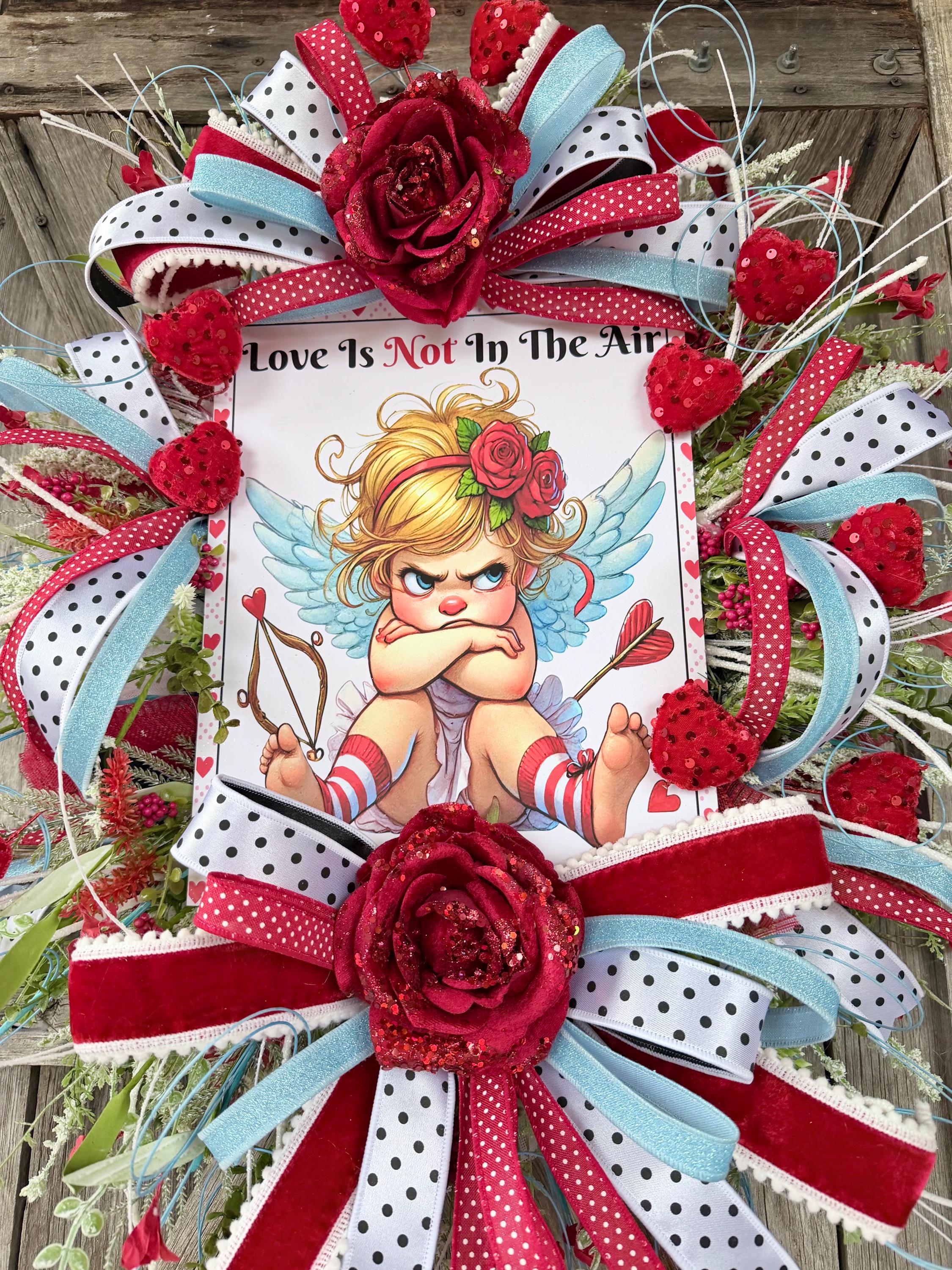 Valentine Wreath, Valentine Decor, Valentine Door, Love Wreath, Love Decor, Heart Decor, Heart Wreath