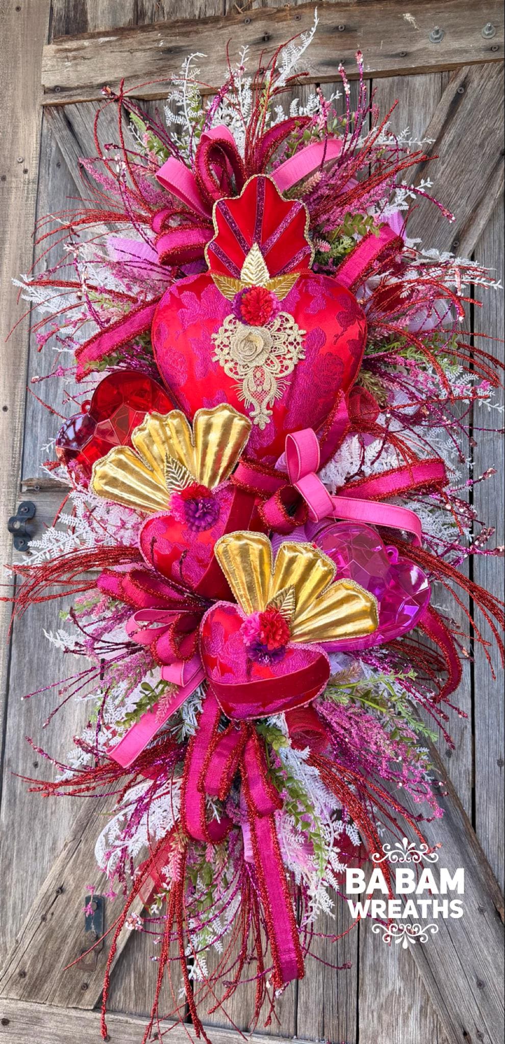 Valentine Wreath, Valentine Decor, Valentine Door, Love Wreath, Love Decor, Heart Decor, Heart Wreath