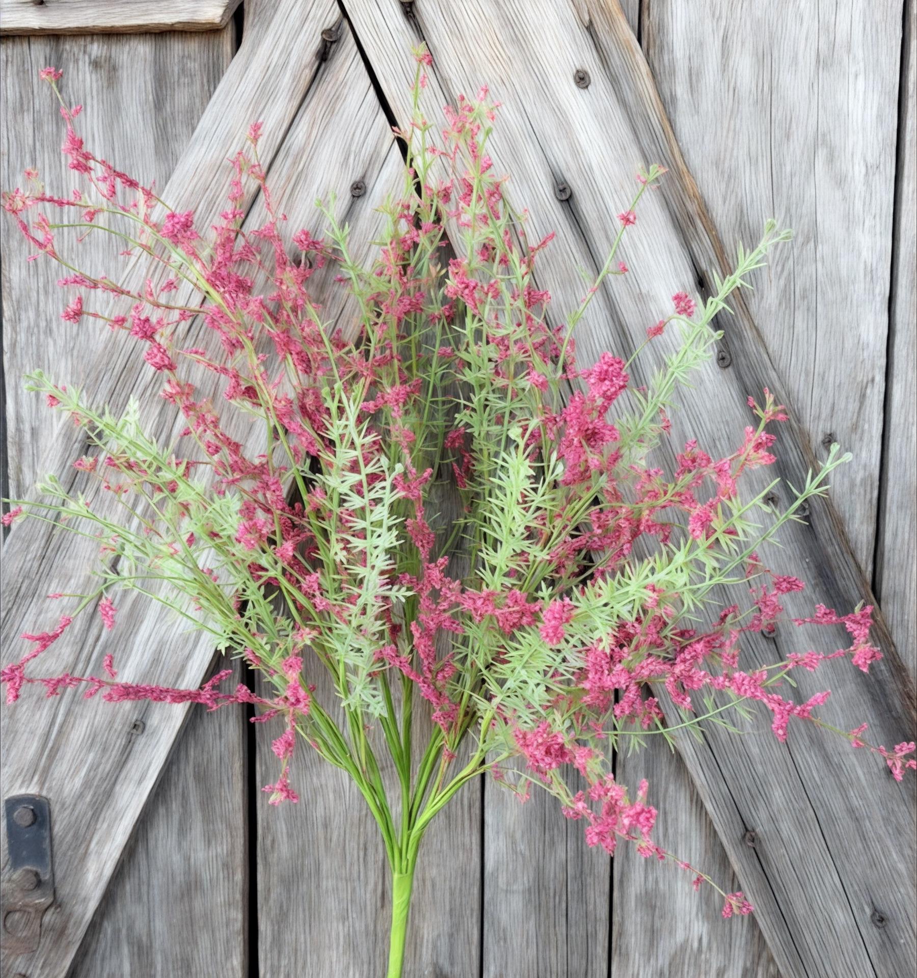 Pink Filler Bush Large, Wreath Supply, Floral