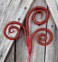 Red Glitter Curly Spray