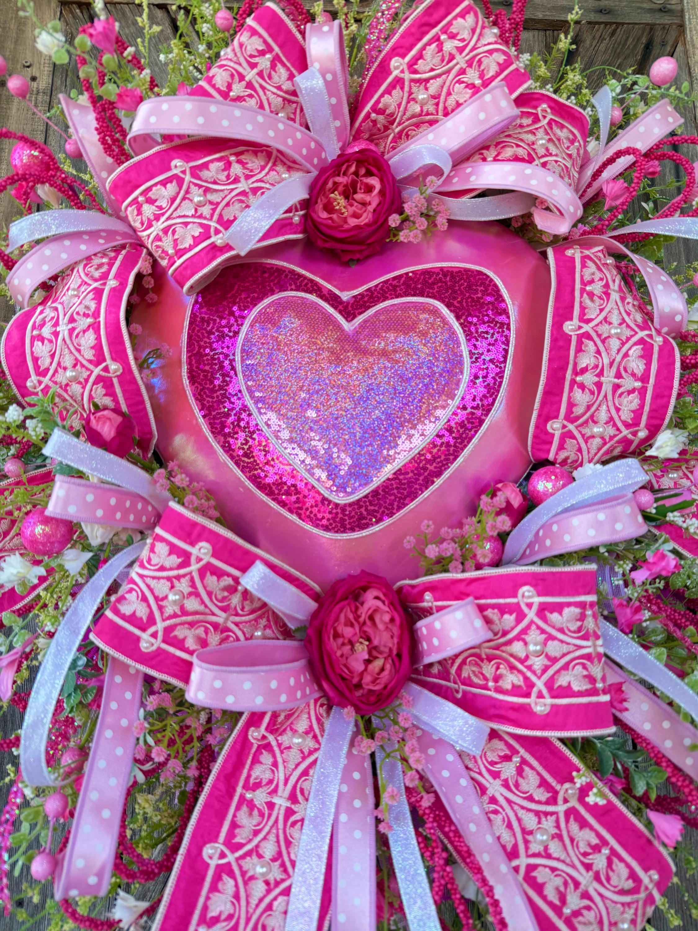 Valentine Wreath, Valentine Decor, Valentine Door, Love Wreath, Love Decor, Heart Decor, Heart Wreath