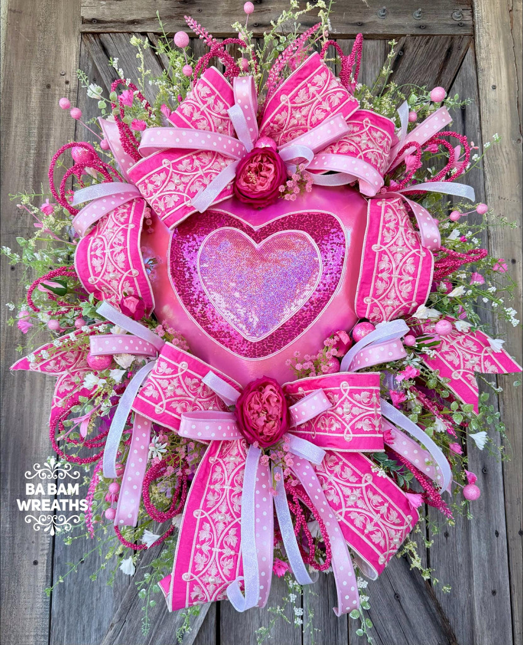Valentine Wreath, Valentine Decor, Valentine Door, Love Wreath, Love Decor, Heart Decor, Heart Wreath