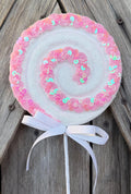 Pink Sparkling Lollipop Pick