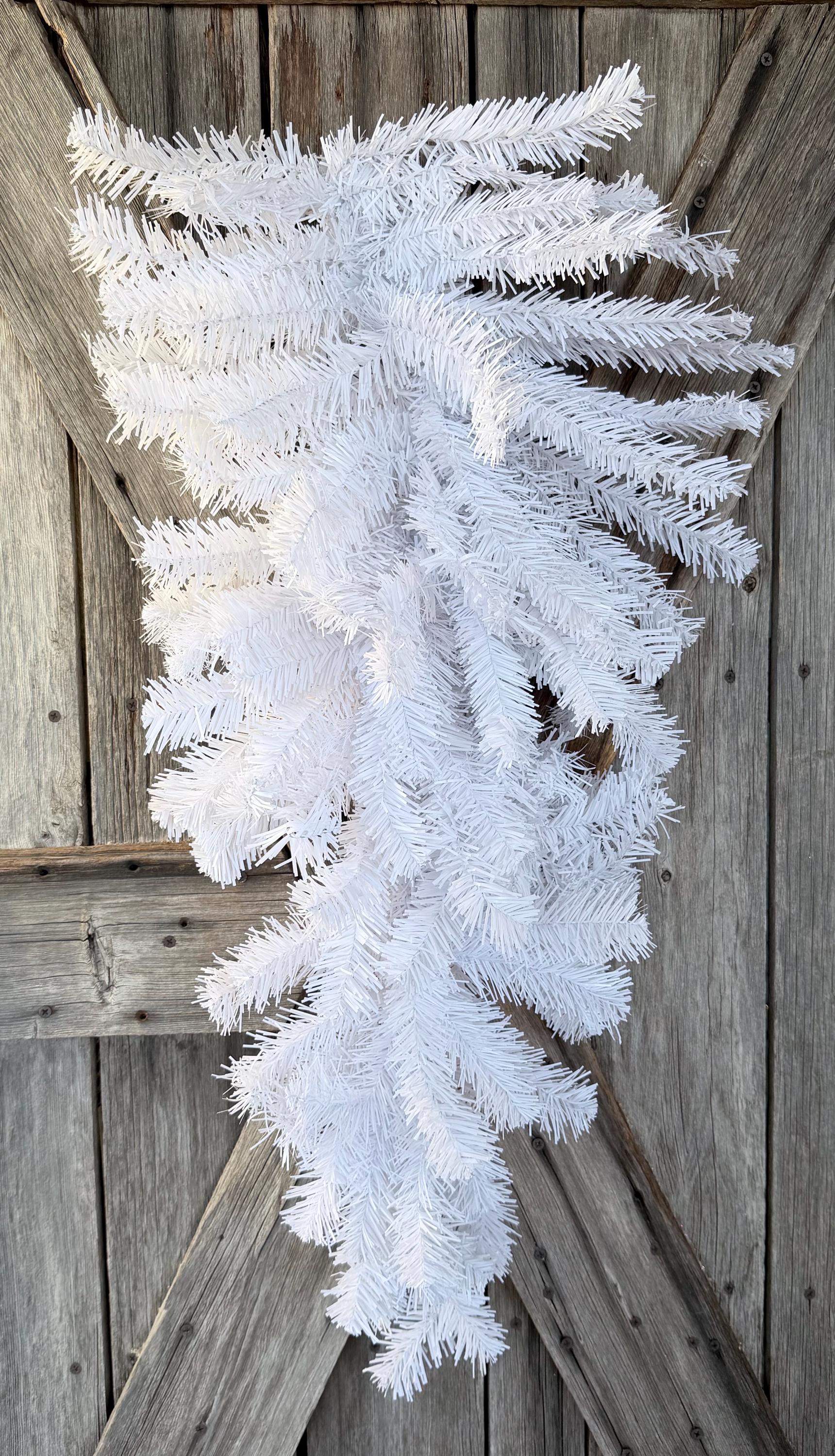 Pine White Teardrop Base, 36 Inches,  Wreath Supply