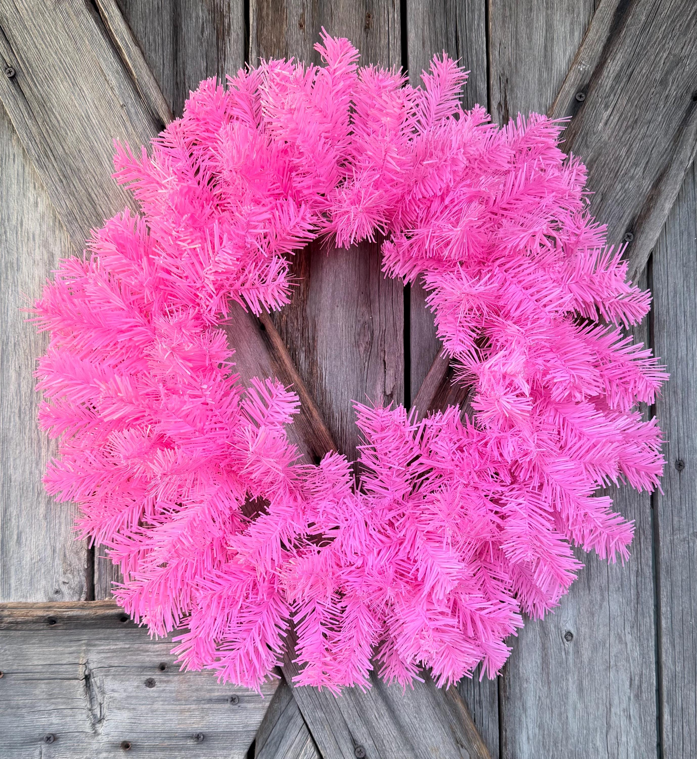 Pink Wreath Base, 20 Inches, Wreath Supply