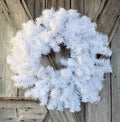 White Wreath Base, 20 Inches, Wreath Supply