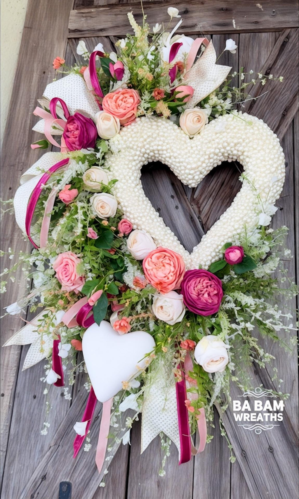 Valentine Wreath, Valentine Decor, Valentine Door, Love Wreath, Love Decor, Heart Decor, Heart Wreath