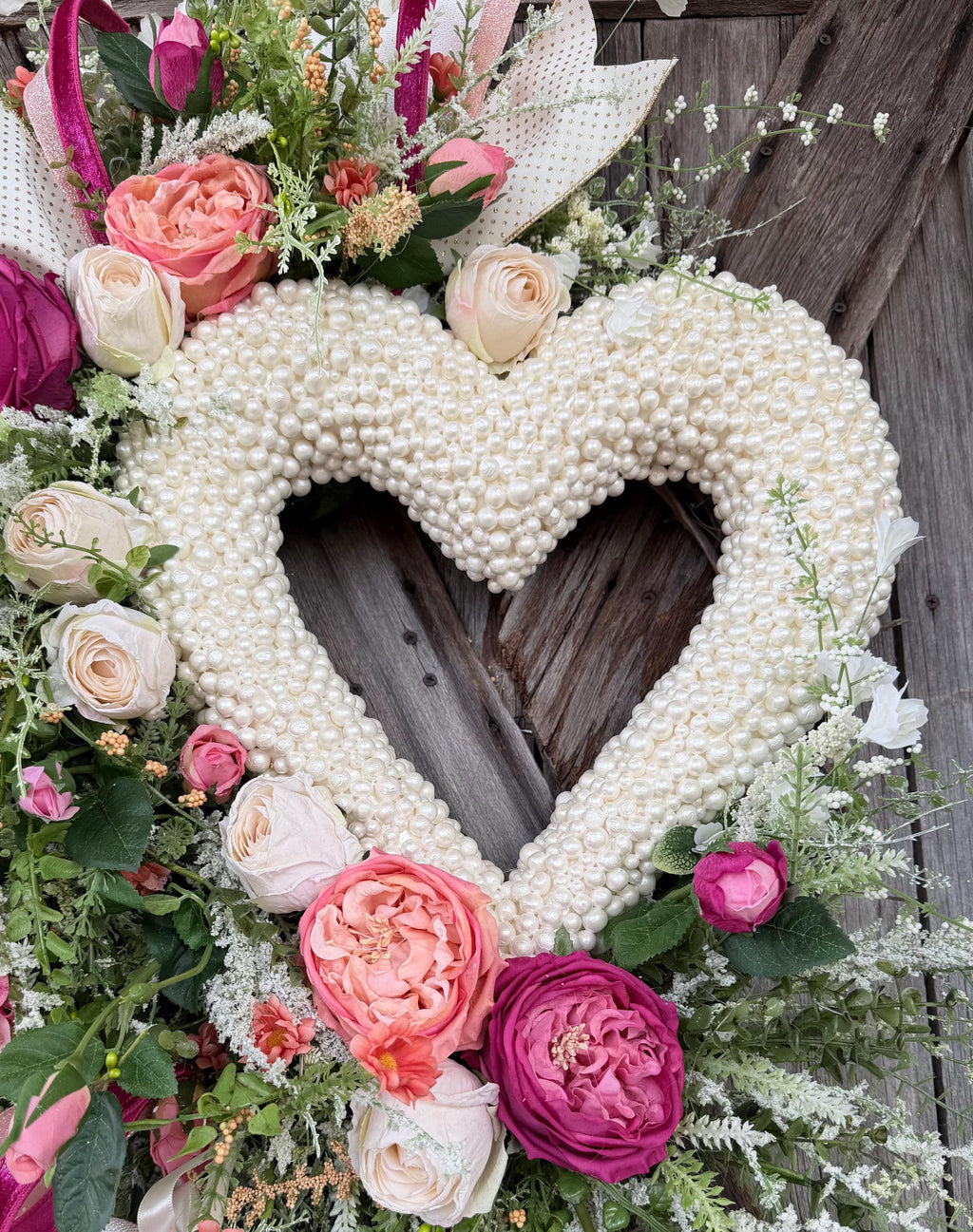 Valentine Wreath, Valentine Decor, Valentine Door, Love Wreath, Love Decor, Heart Decor, Heart Wreath