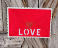 Red Love Envelope, 12 Inch
