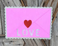Pink Love Envelope, 12 Inch