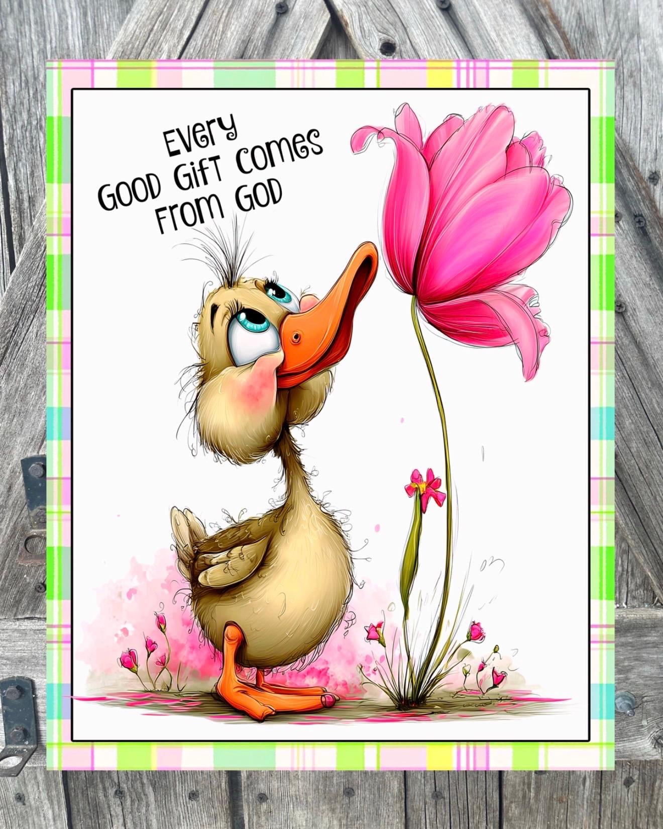 Every Good Gift Comes From God, Easter Sign, Spring Decor, Spring Sign