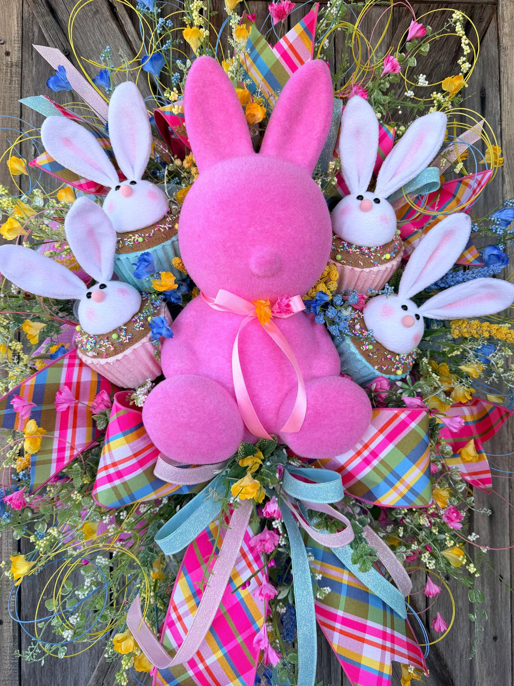 Bunny Wreath, Easter Wreath, Spring Wreath, Rabbit Wreath, Easter Front Door