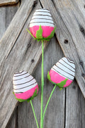 White Dipped Strawberry Spray