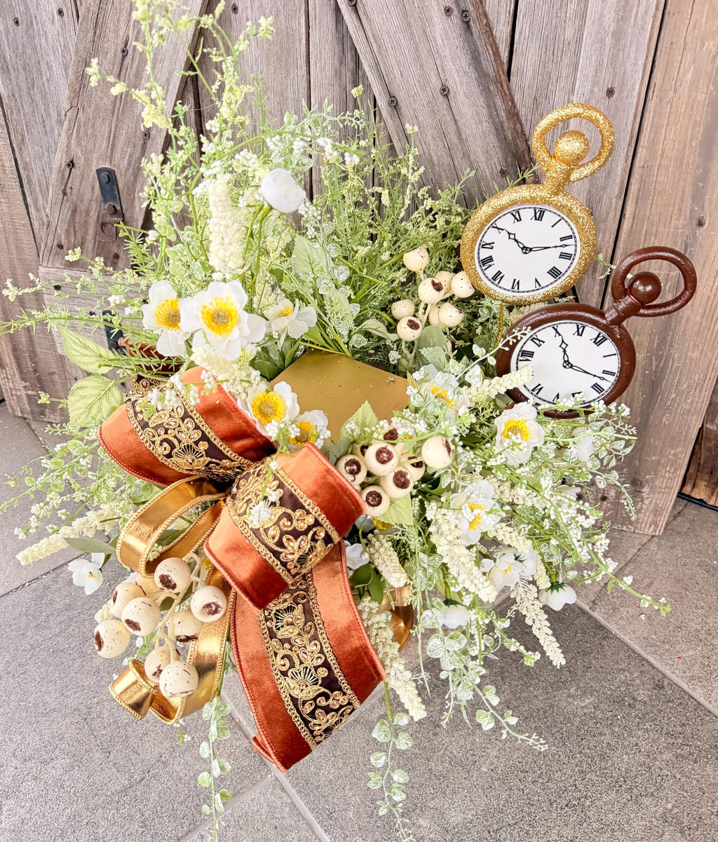 Chocolate Bunny Centerpiece, Easter Table Top Design
