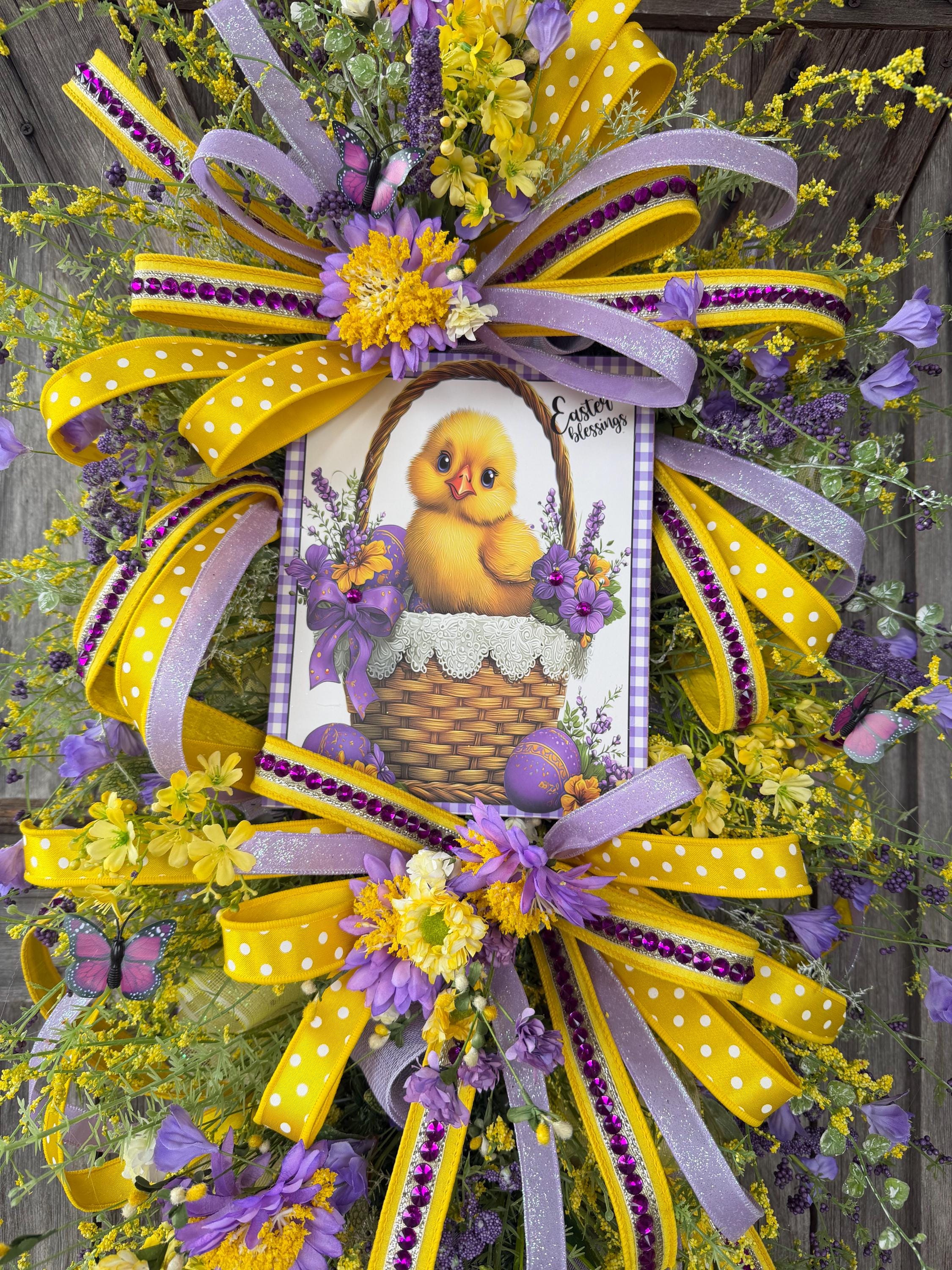 Easter Wreath, Easter Decor, Spring Wreath, Chick Wreath, Everyday Wreath, Bunny Wreath